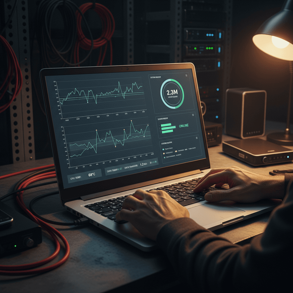 Real-time performance monitoring dashboard for live app metrics
